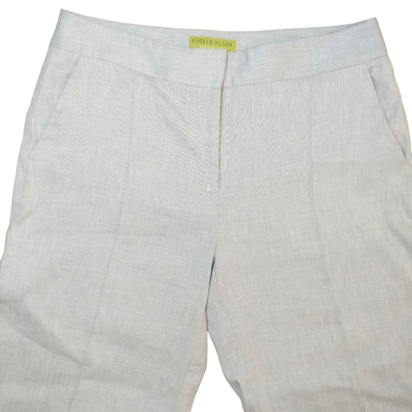 Sigrid Olsen Signature Linen Pants - Picture 2 of 7